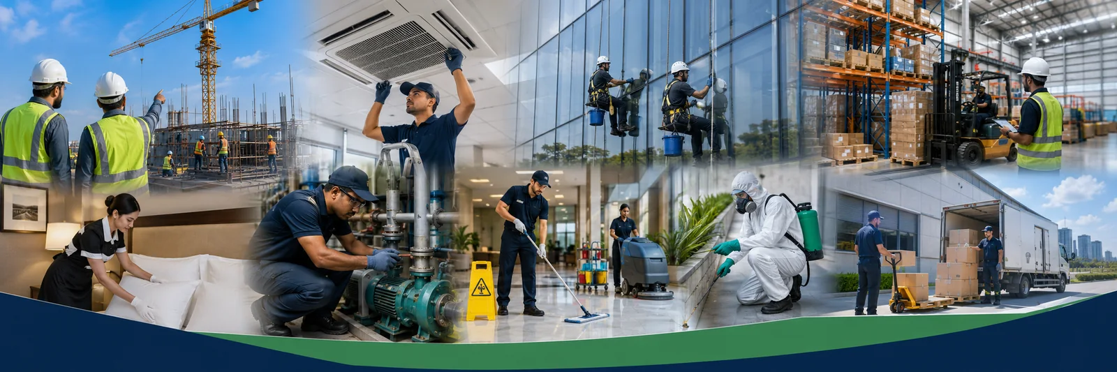 Landscaping, logistics and project-support services