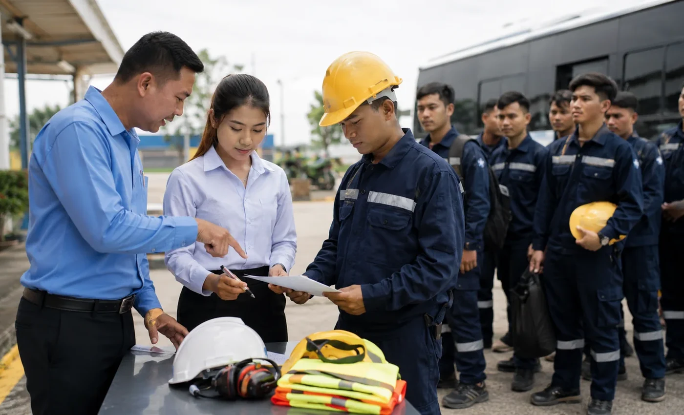 Workforce mobilization for airport support environment